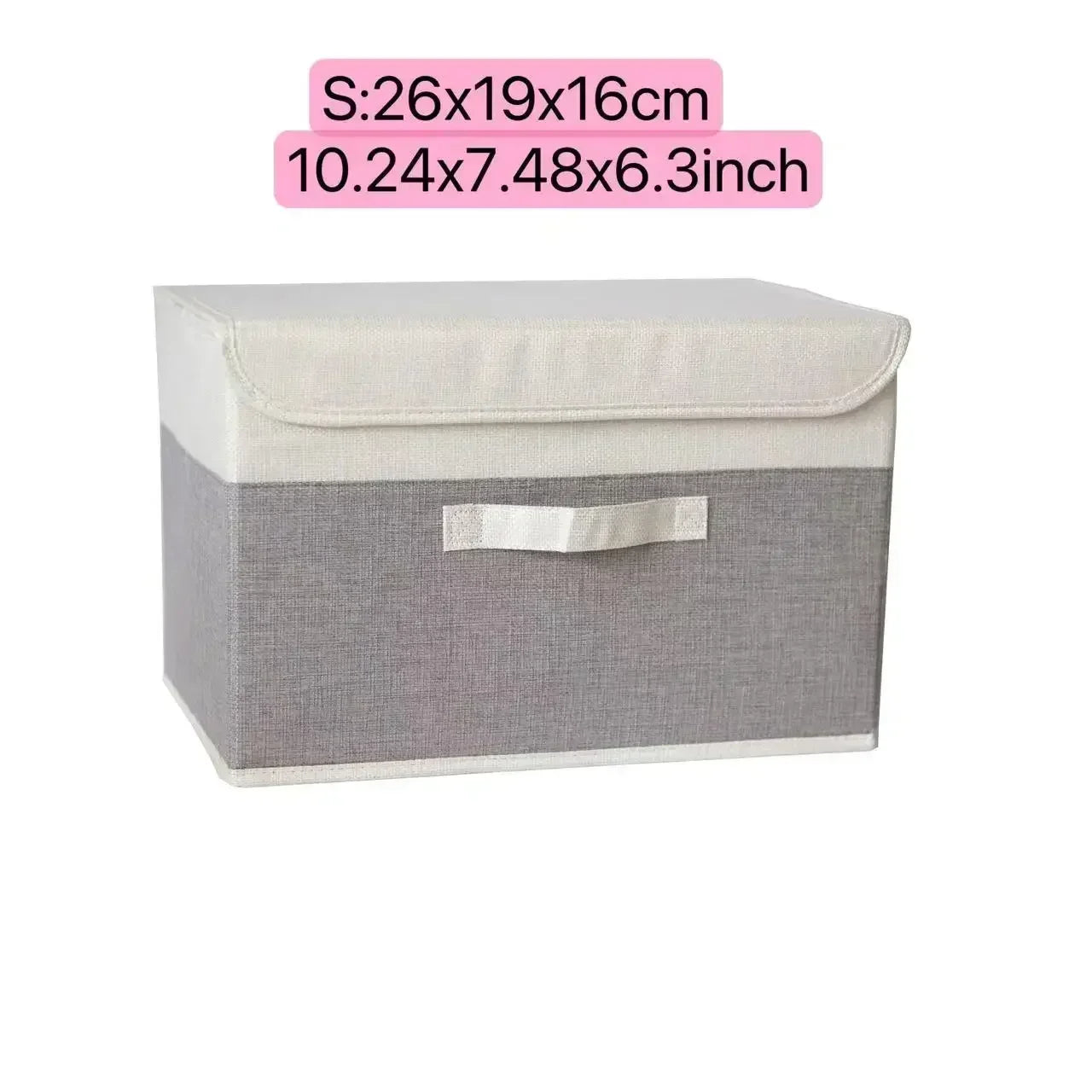 PLIQSO - Boîte de Rangement Pliable en Lin
