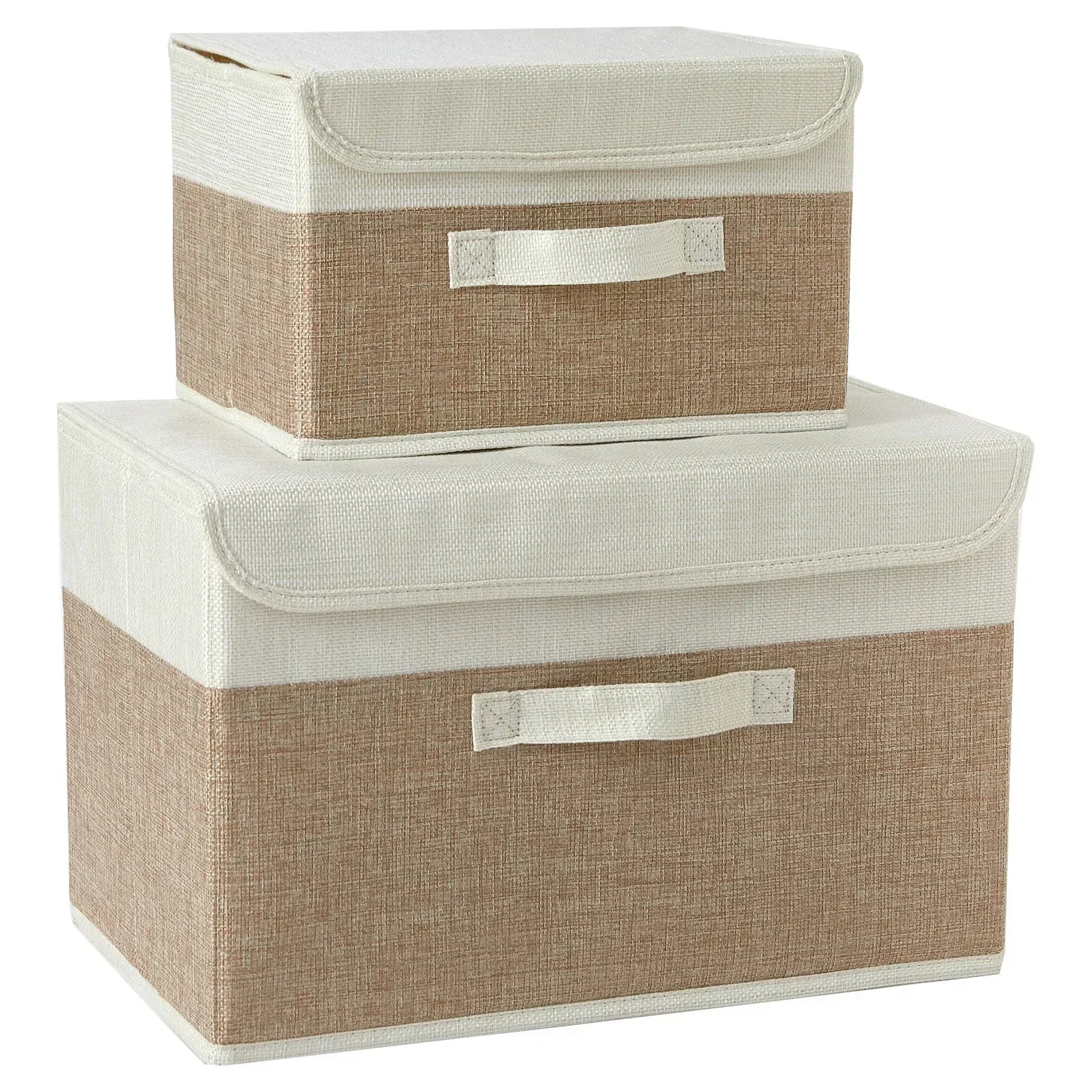 PLIQSO - Boîte de Rangement Pliable en Lin