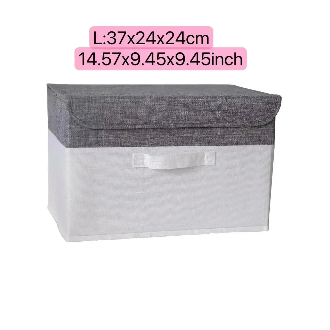 PLIQSO - Boîte de Rangement Pliable en Lin