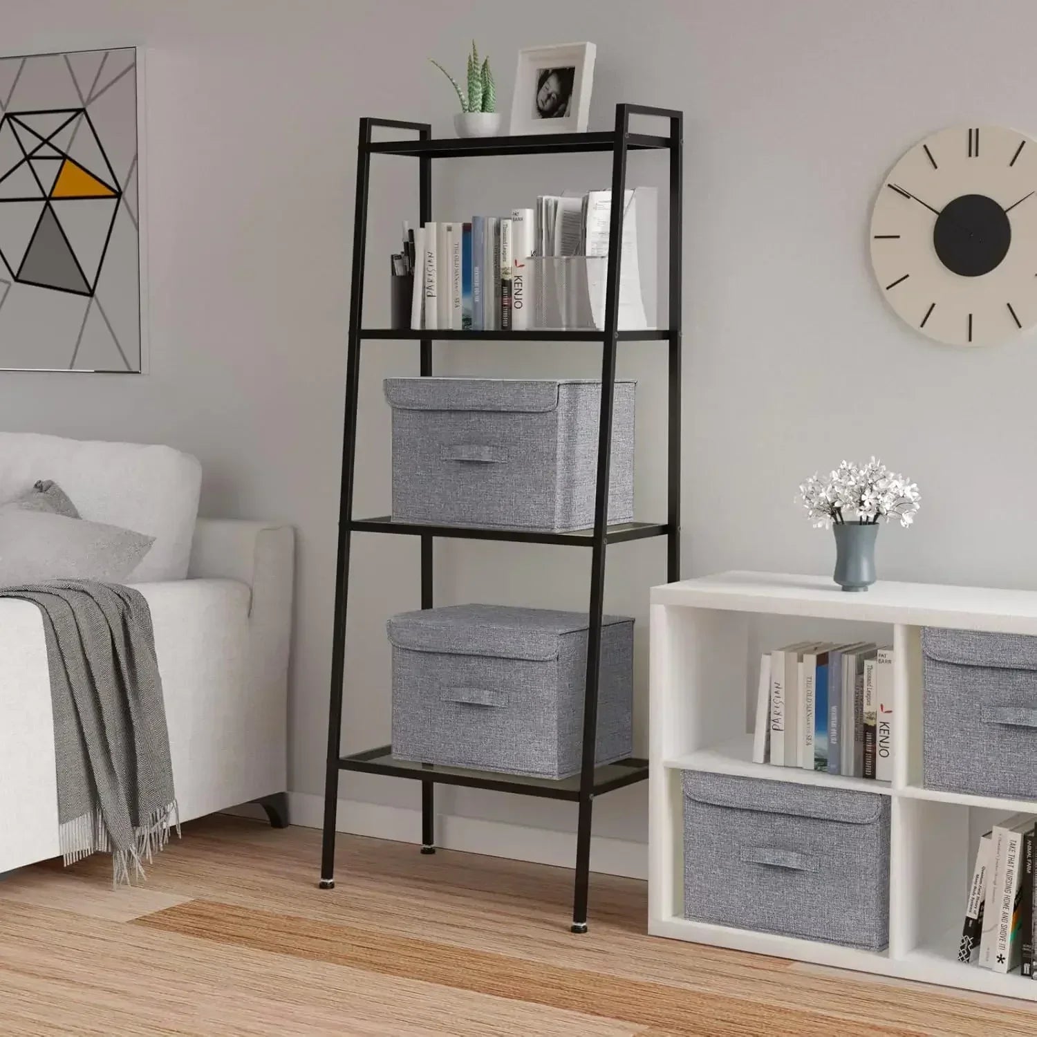 PLIQSO - Boîte de Rangement Pliable en Lin