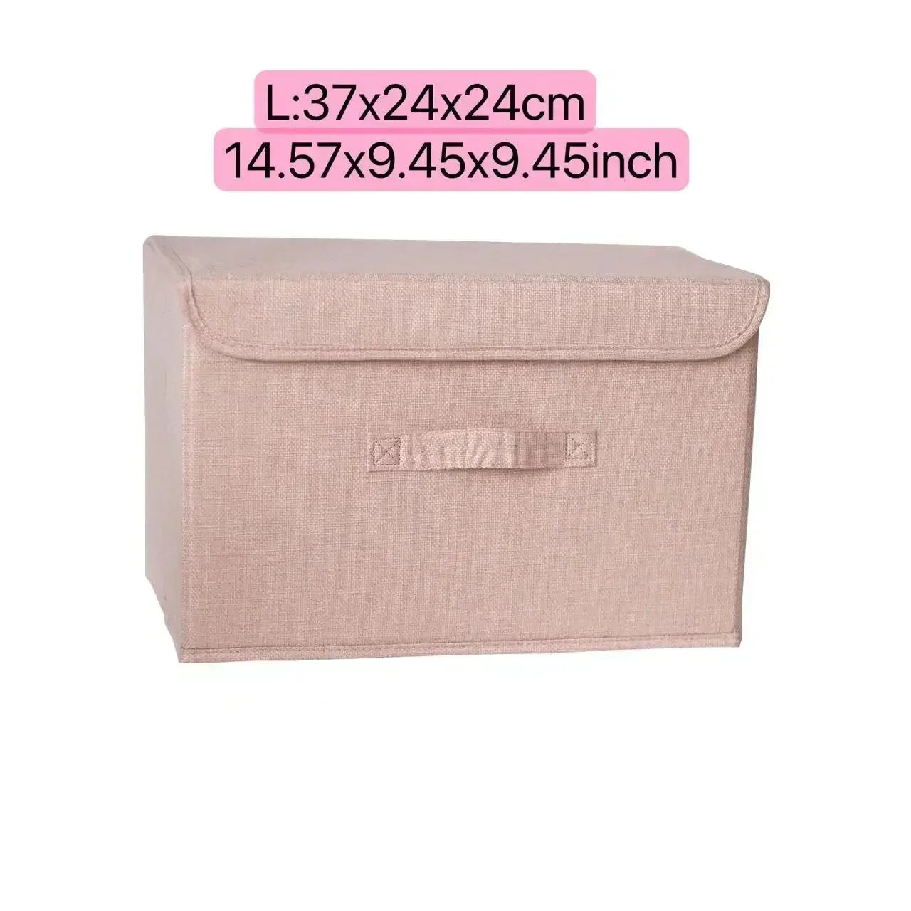 PLIQSO - Boîte de Rangement Pliable en Lin