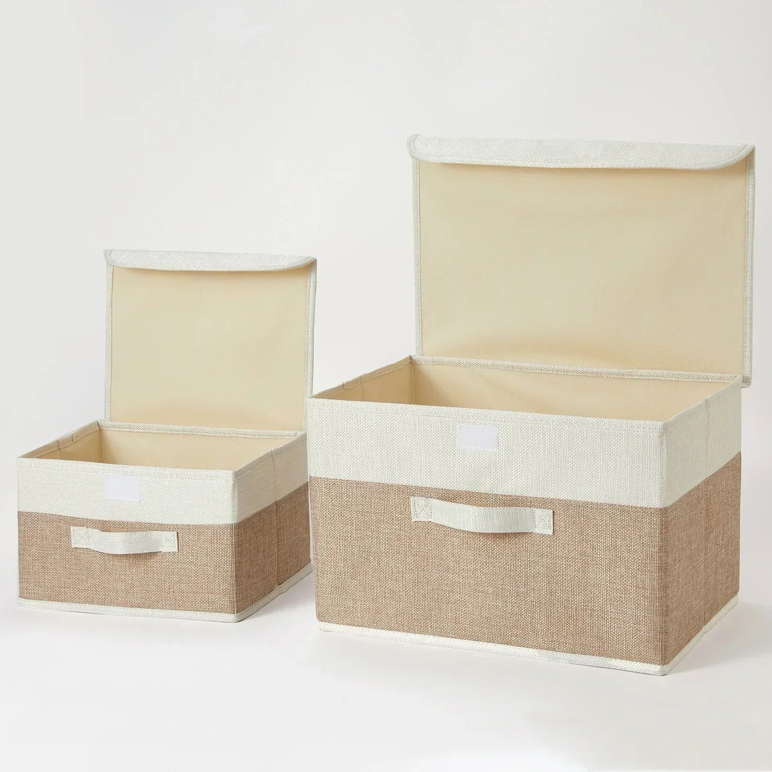 PLIQSO - Boîte de Rangement Pliable en Lin