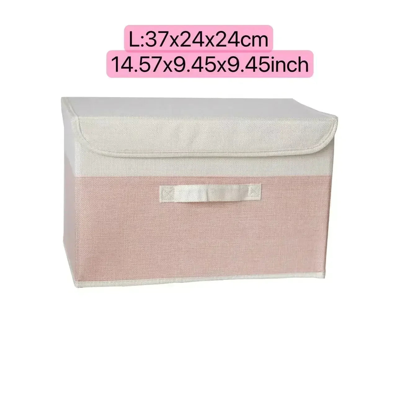 PLIQSO - Boîte de Rangement Pliable en Lin