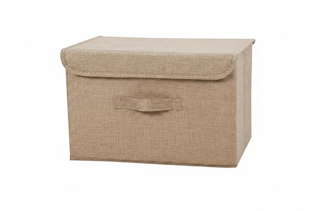 PLIQSO - Boîte de Rangement Pliable en Lin