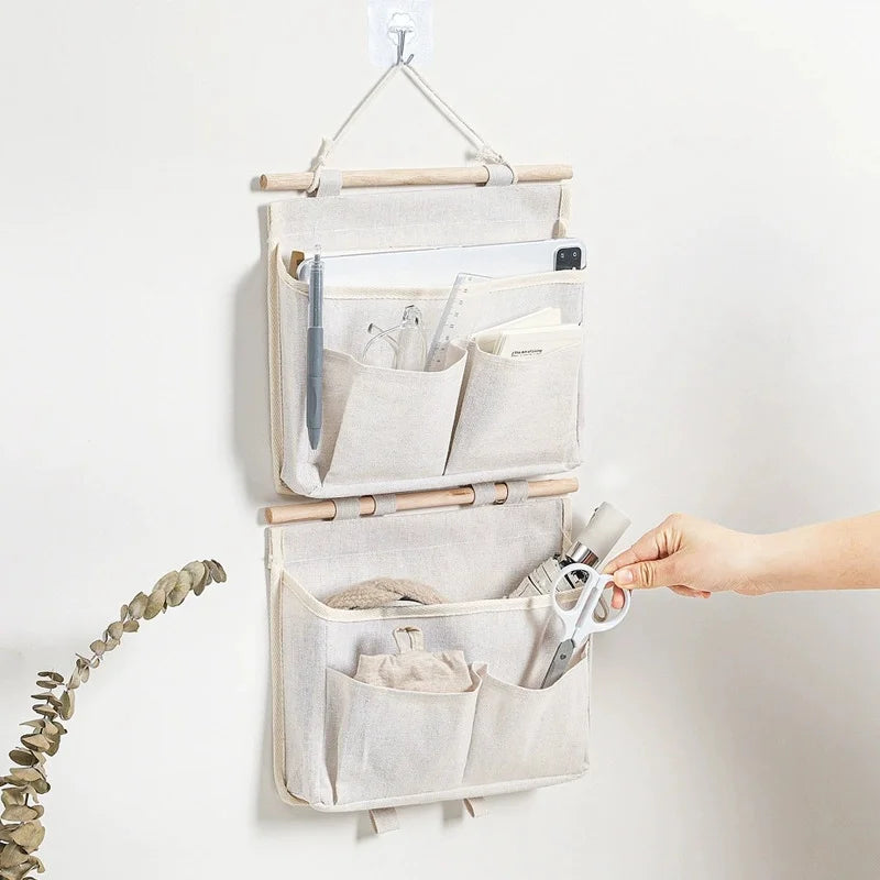 PLIQSO - Organisateur de Rangement Mural Beige